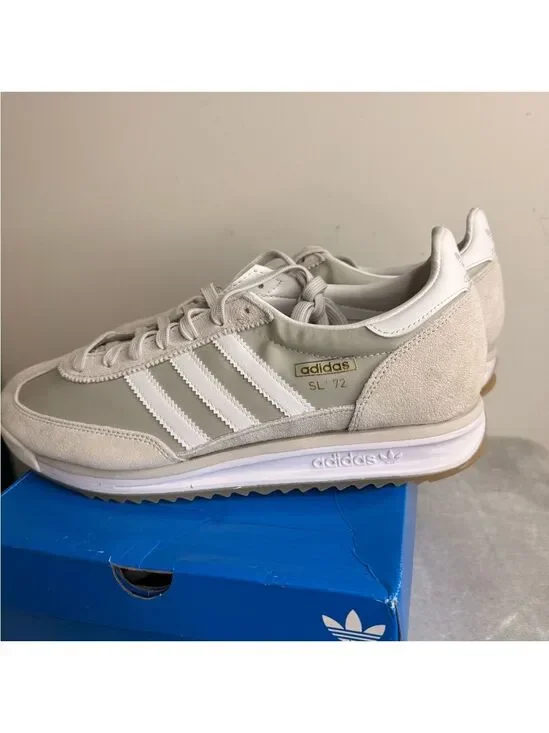 Adidas SL 72 RS Sneakers – Men’s 13 Lightweight – Light Grey & White – NIB - Picture 2 of 9